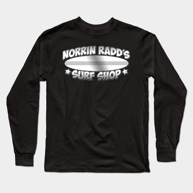 Norrin Radd's Surf Shop Long Sleeve T-Shirt by GorillaMask